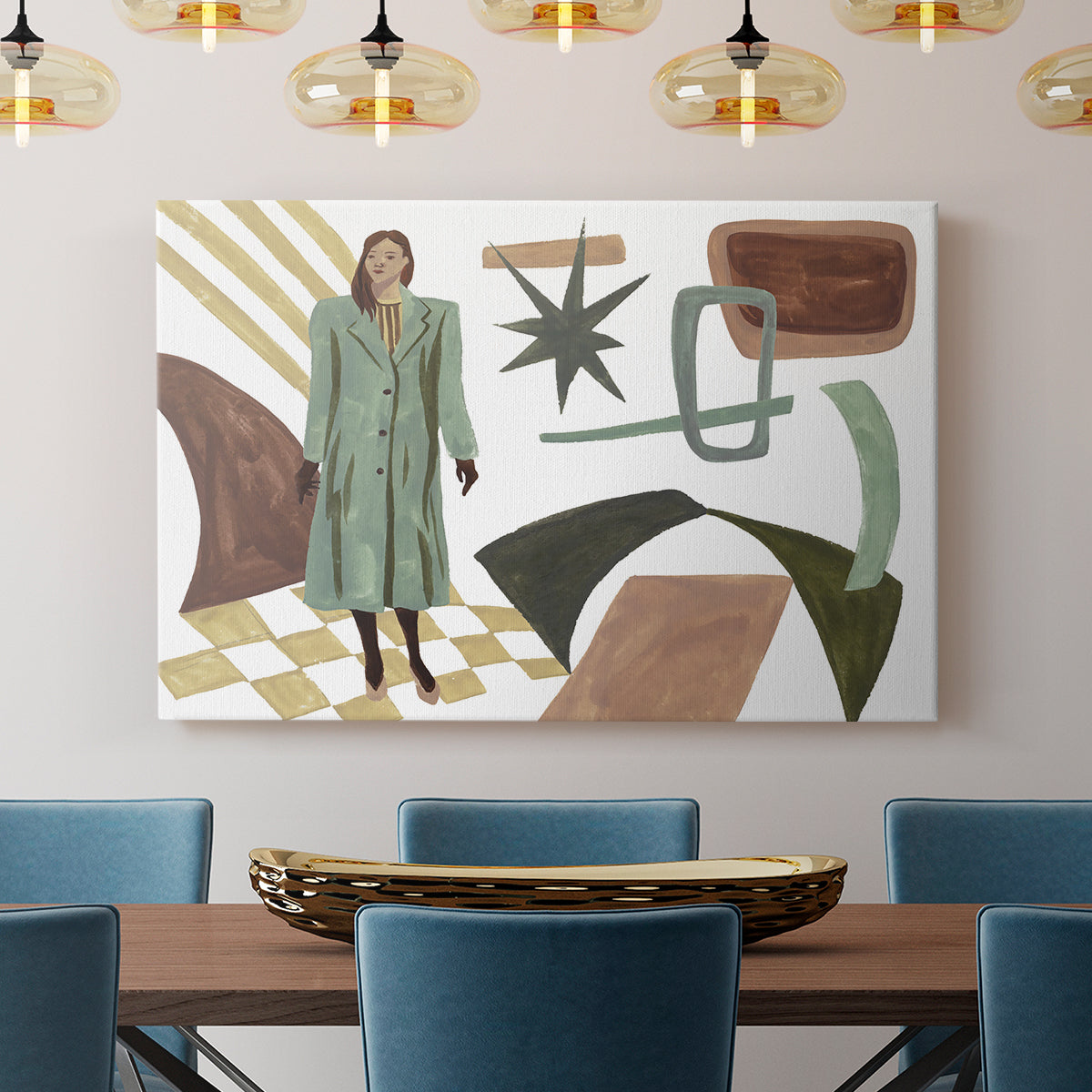 Vintage Vibes II - Canvas Art Print