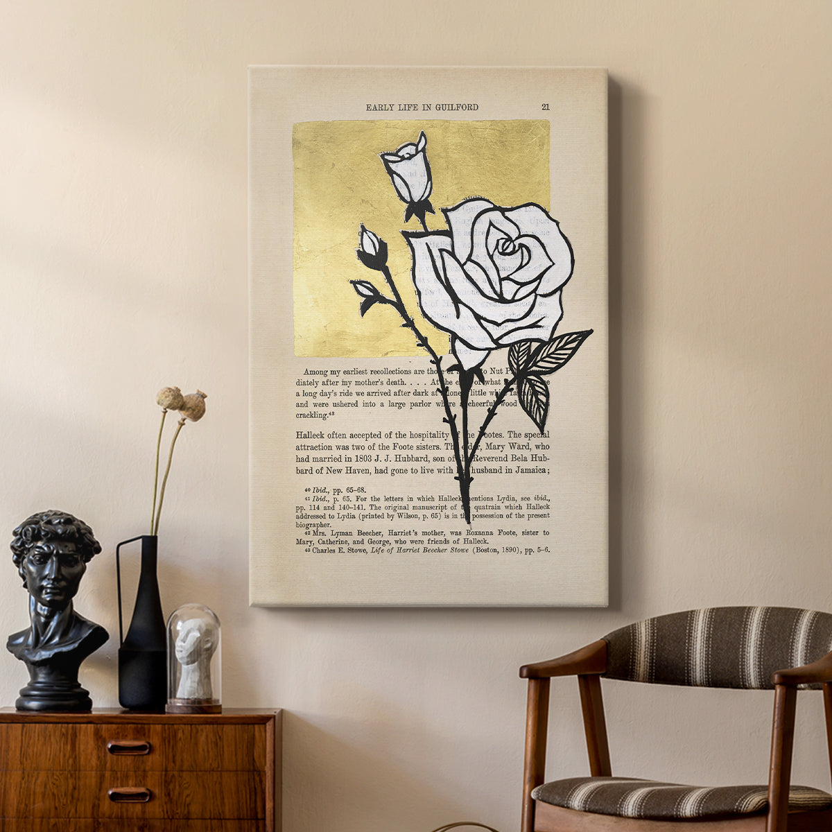 Floral Diary III - Canvas Art Print