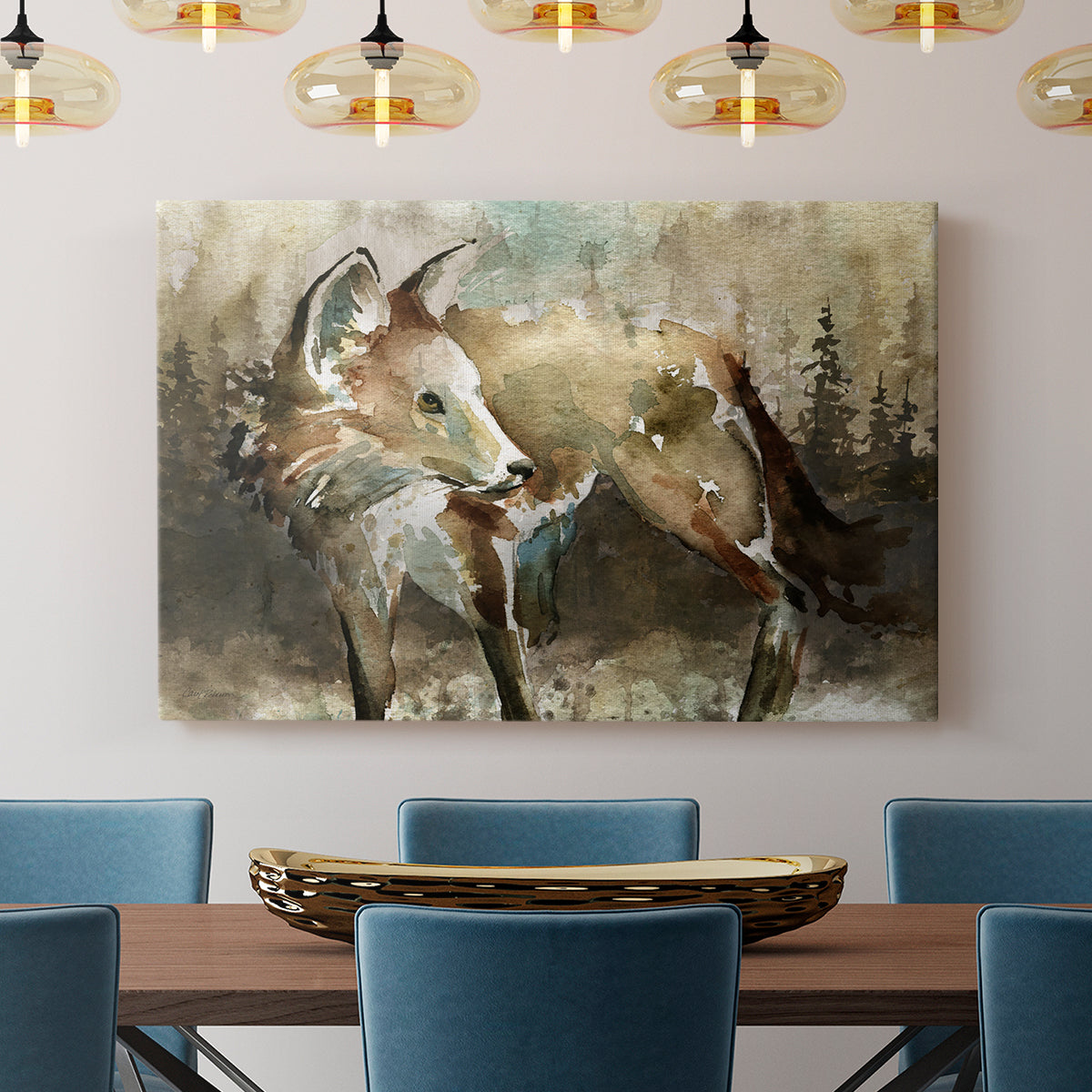 Lodge Twilight I - Canvas Art Print