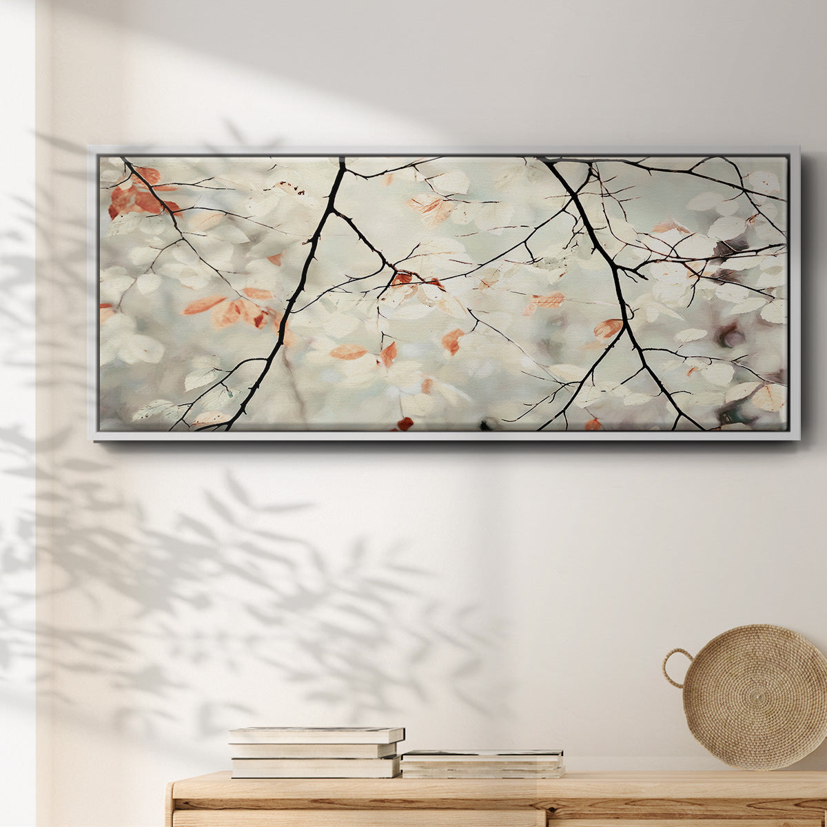 Simplicity - Floater Framed Canvas Print