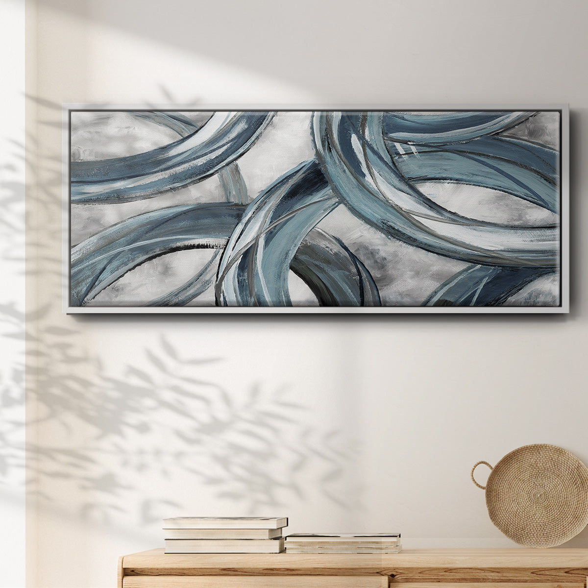 Ring Around - Floater Framed Canvas Print
