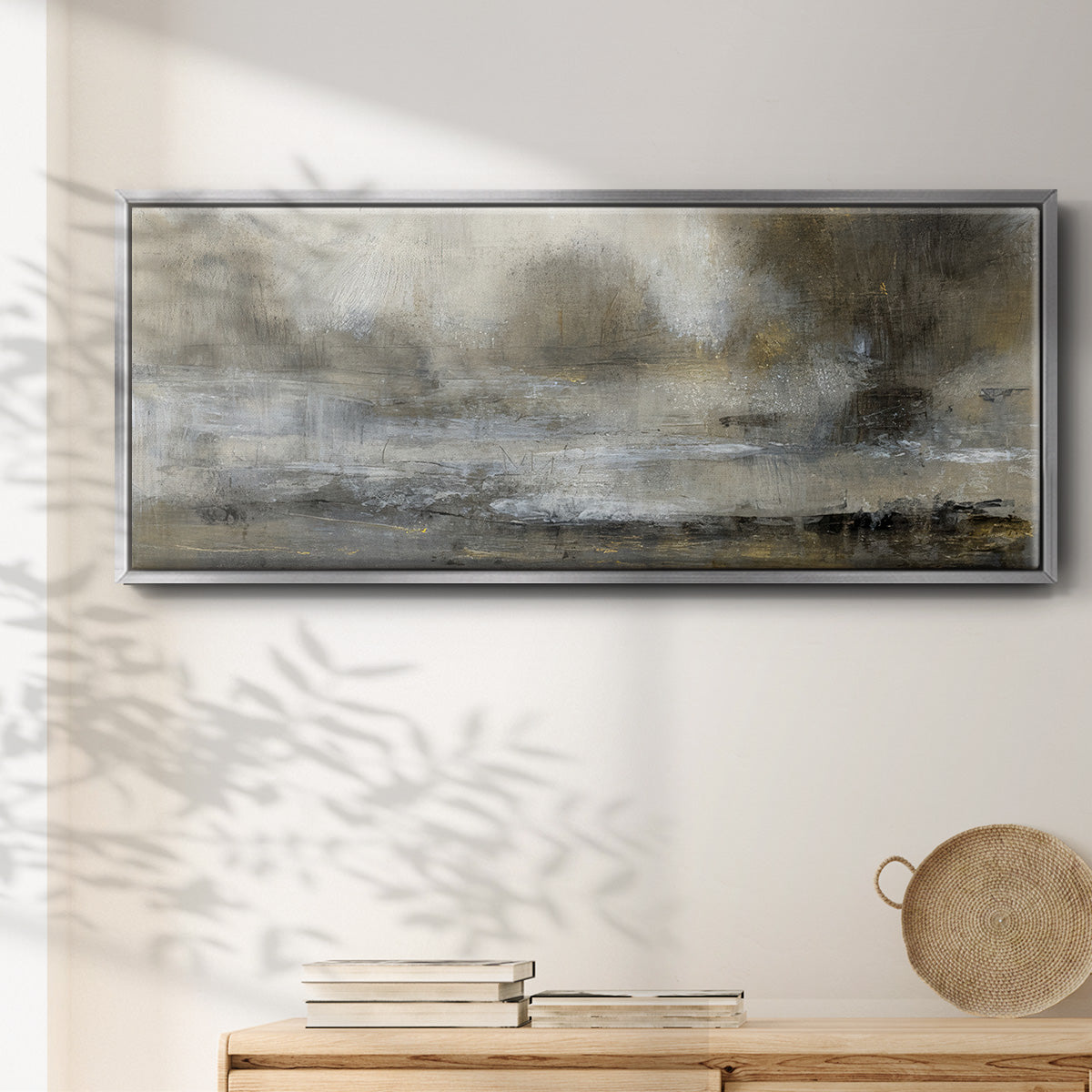Gilt Landscape I - Floater Framed Canvas Print