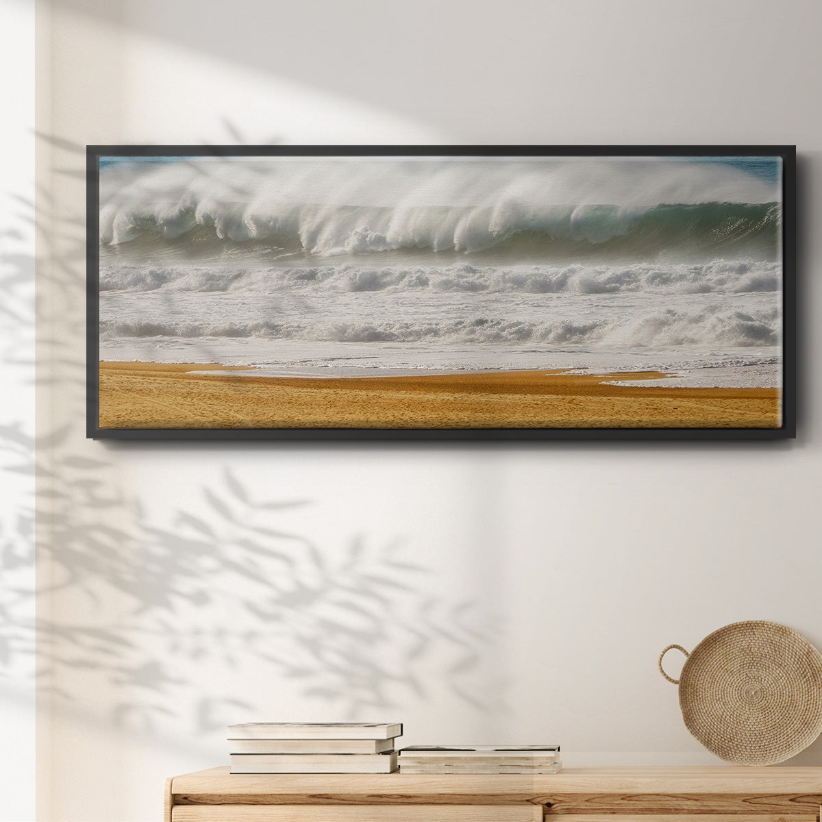 The Challenge - Floater Framed Canvas Print