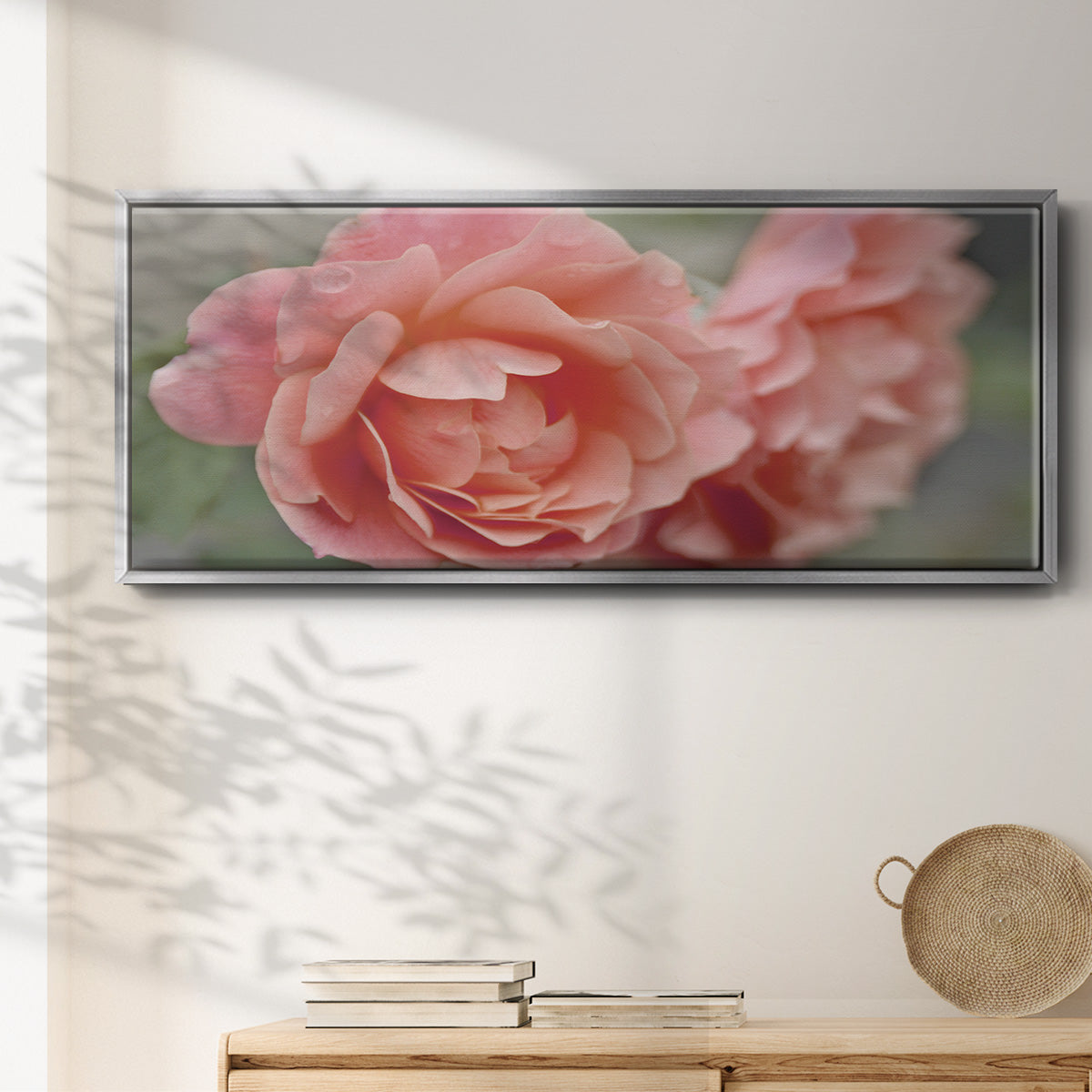 Cottage Climber - Floater Framed Canvas Print