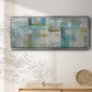 Bits and Pieces - Floater Framed Canvas Print