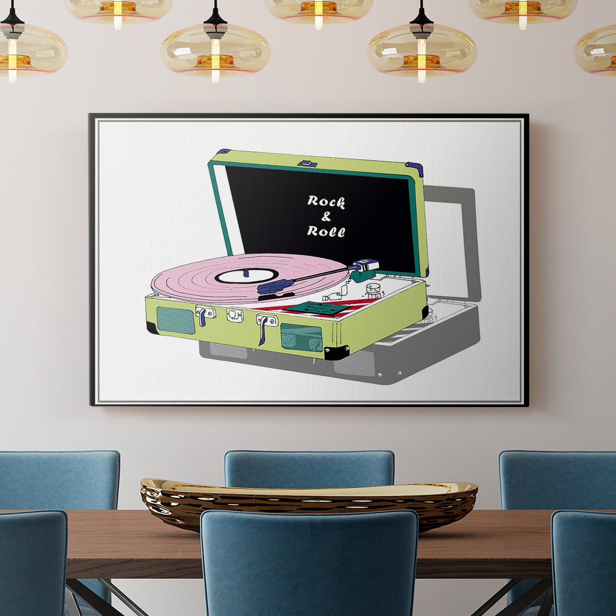 Record Shop II - Canvas Art Print