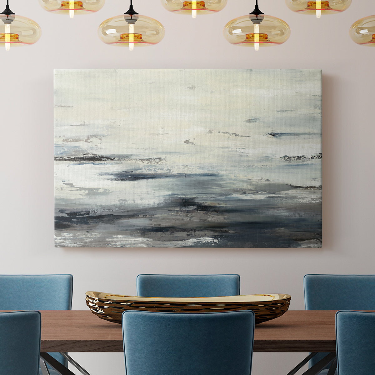 On The Stormy Seas - Canvas Art Print