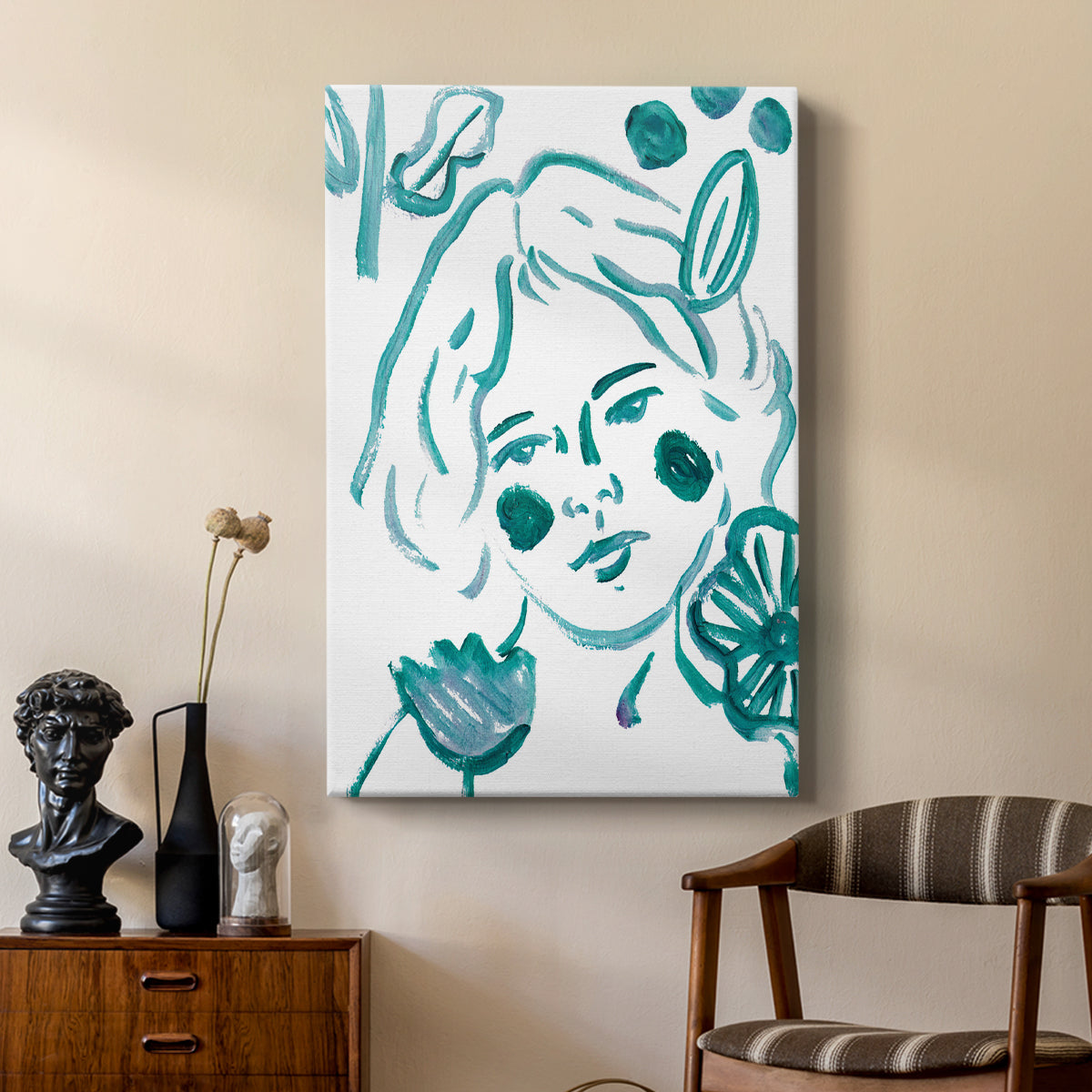 Budding Flower III - Canvas Art Print