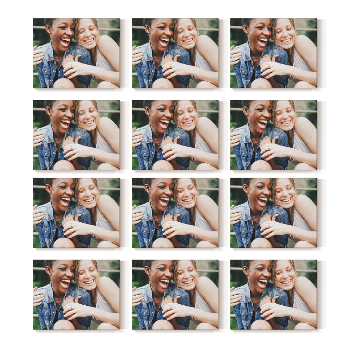 Set of 12 Restickable Custom Framed Photos - 10" x 8"