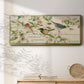 Grateful Thankful Blessed Birds - Floater Framed Canvas Print