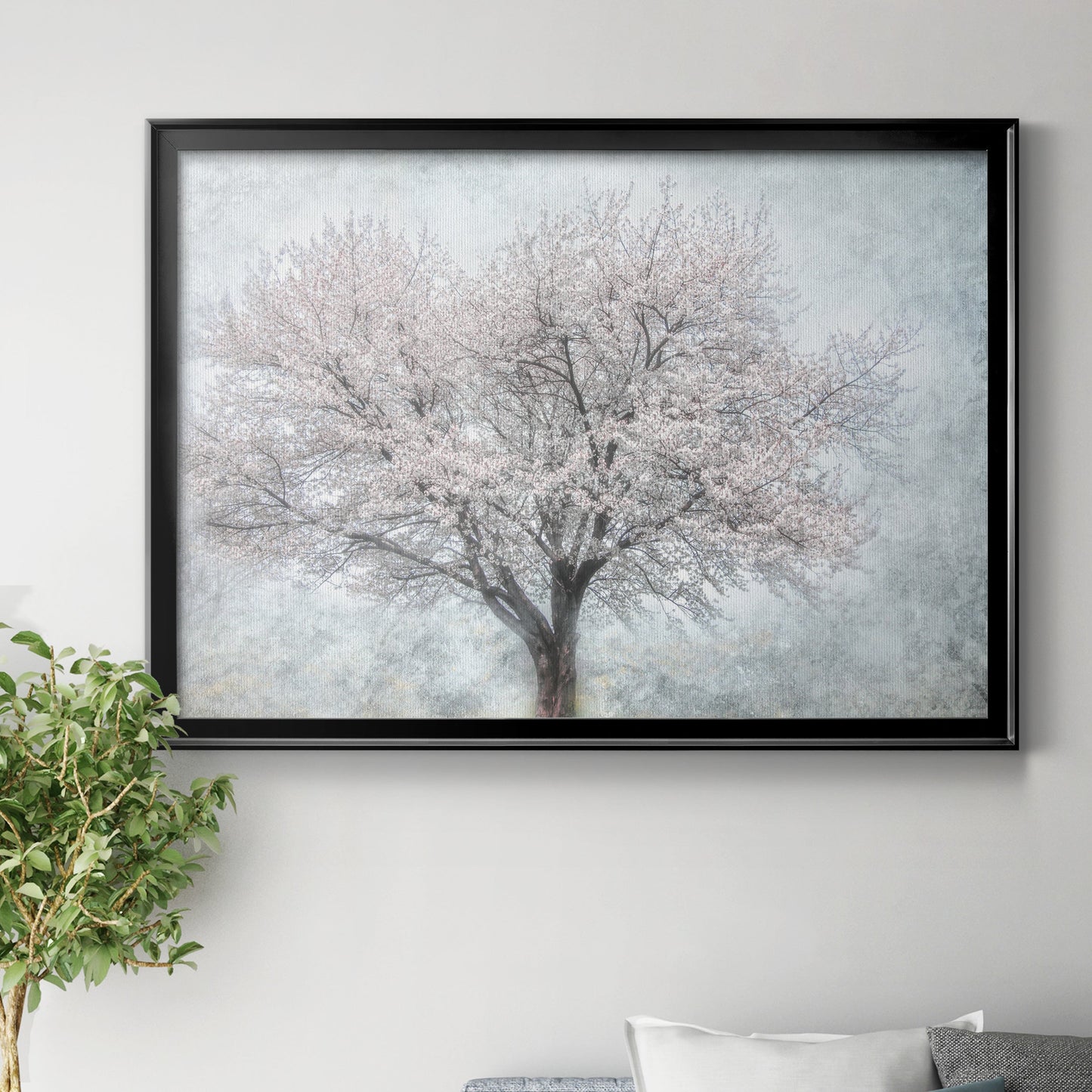 A Feel of Spring II - Modern Framed Canvas Print