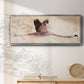 Touching Down II - Floater Framed Canvas Print