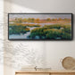 Marshland View II - Floater Framed Canvas Print