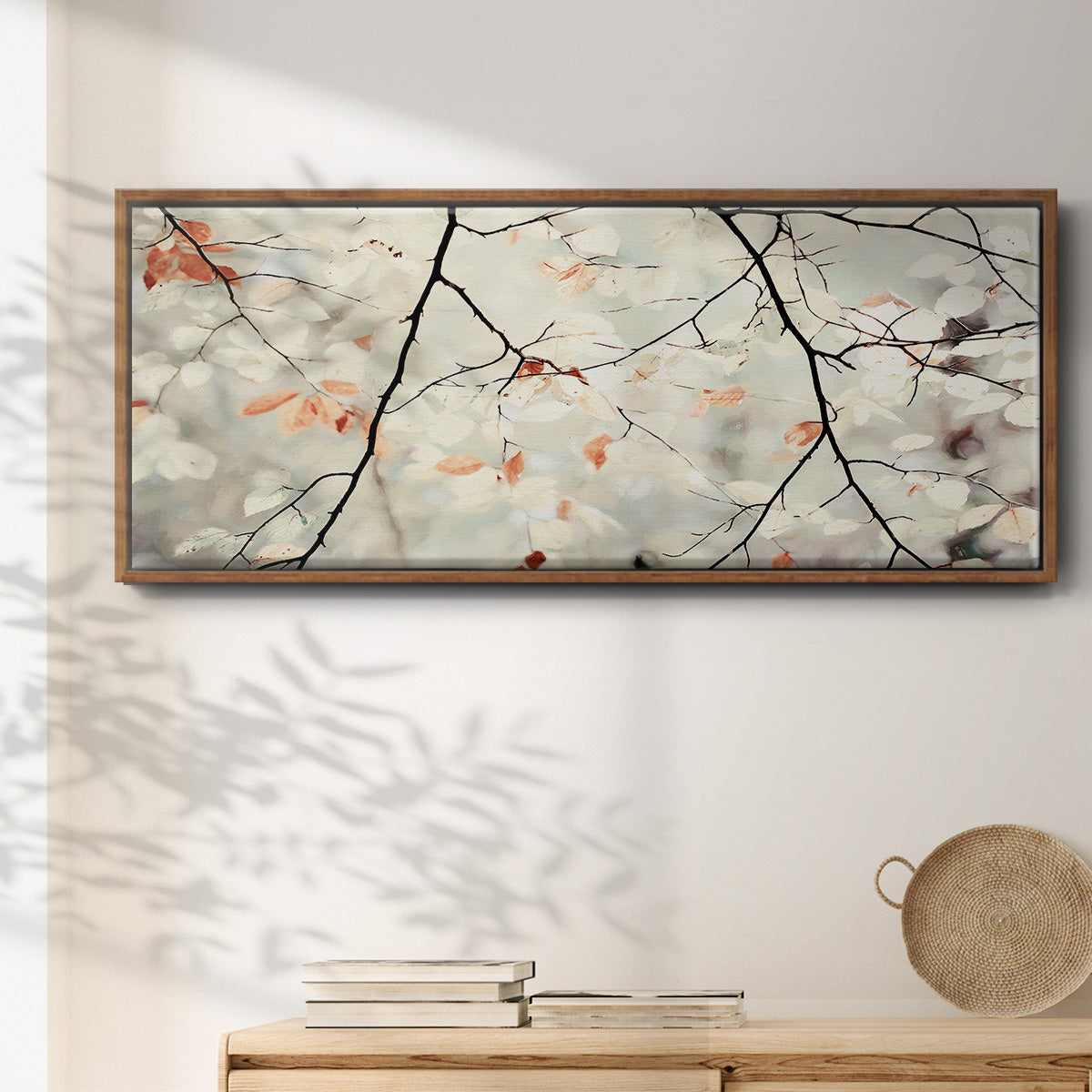 Simplicity - Floater Framed Canvas Print