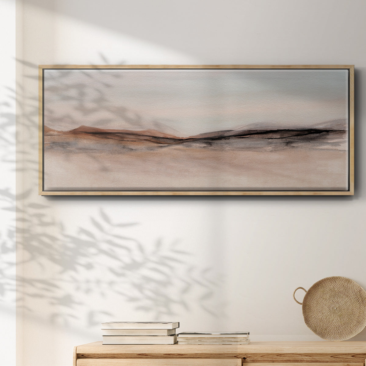 Near Frost Valley - Floater Framed Canvas Print
