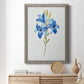 Blue Blossom Botanical III - Premium Canvas Framed in Barnwood - Ready to Hang