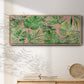 Tropical Sketchbook Coral - Floater Framed Canvas Print