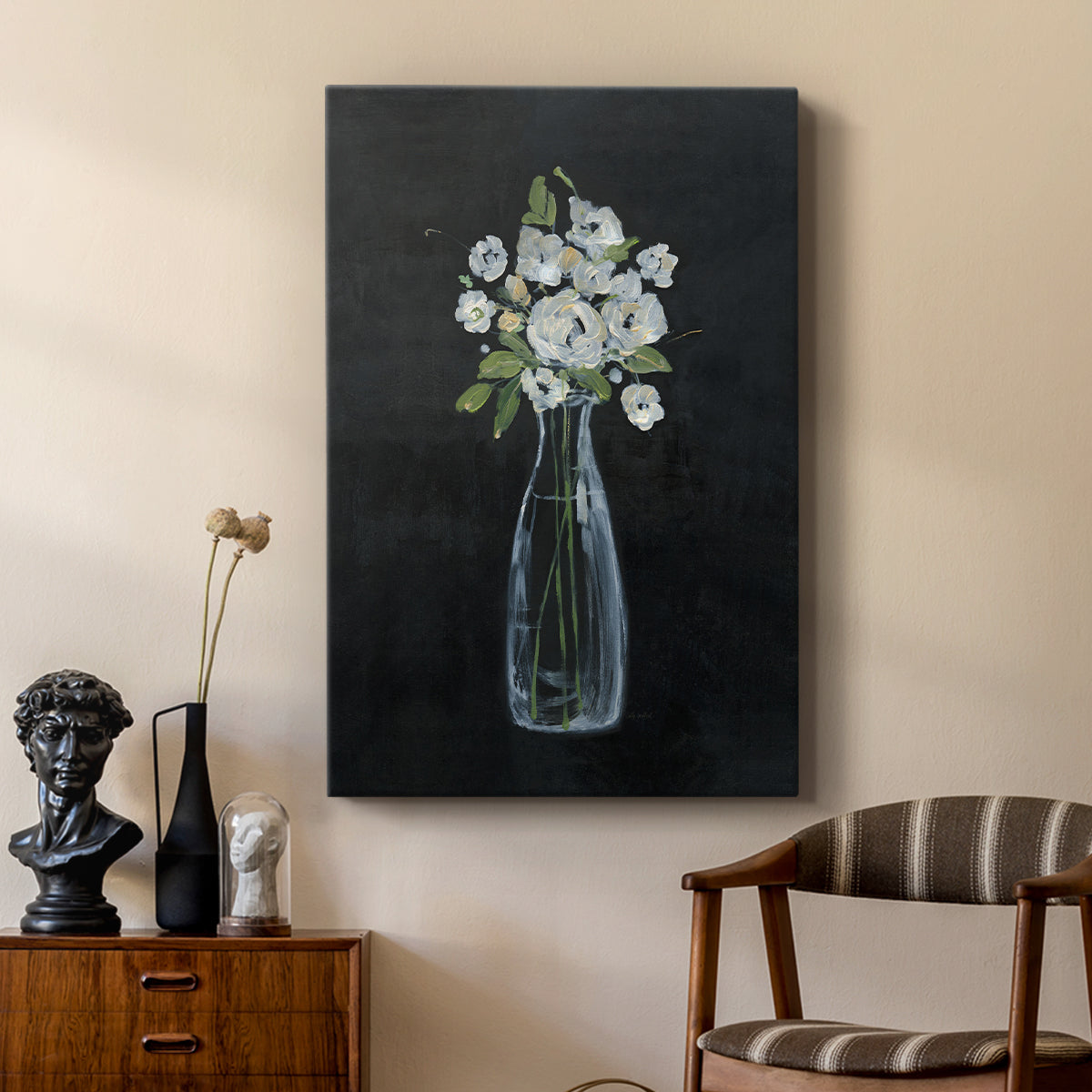 Sophisticated Farm Floral II - Canvas Art Print