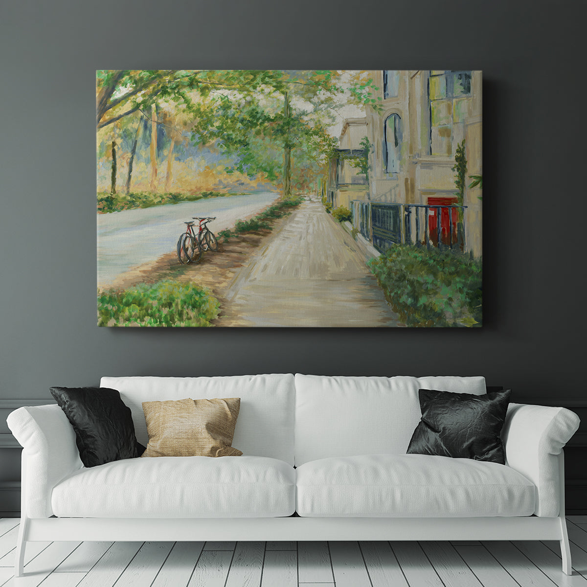 Sunny Side Of The Street - Canvas Art Print