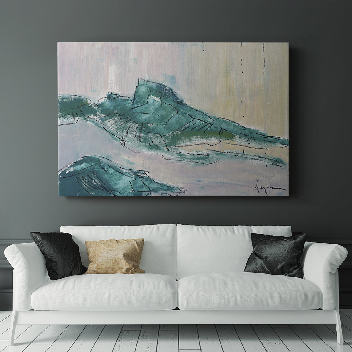 No tears for the Mountain - Canvas Art Print