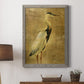 Gold Crane at Dusk I - Premium Canvas Framed in Barnwood - Ready to Hang