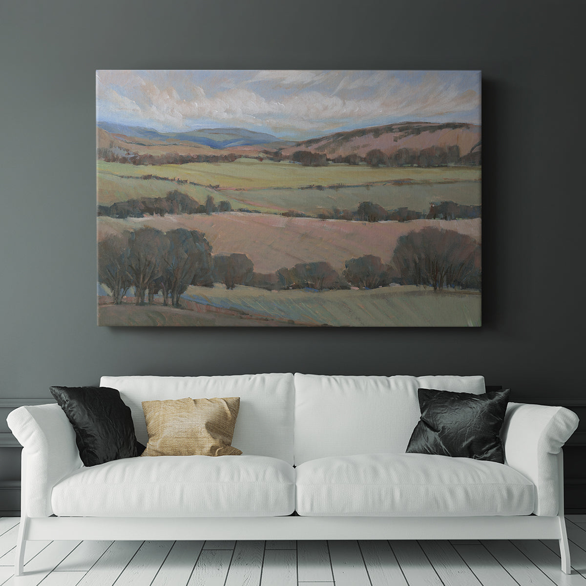 Hilly Countryside I - Canvas Art Print