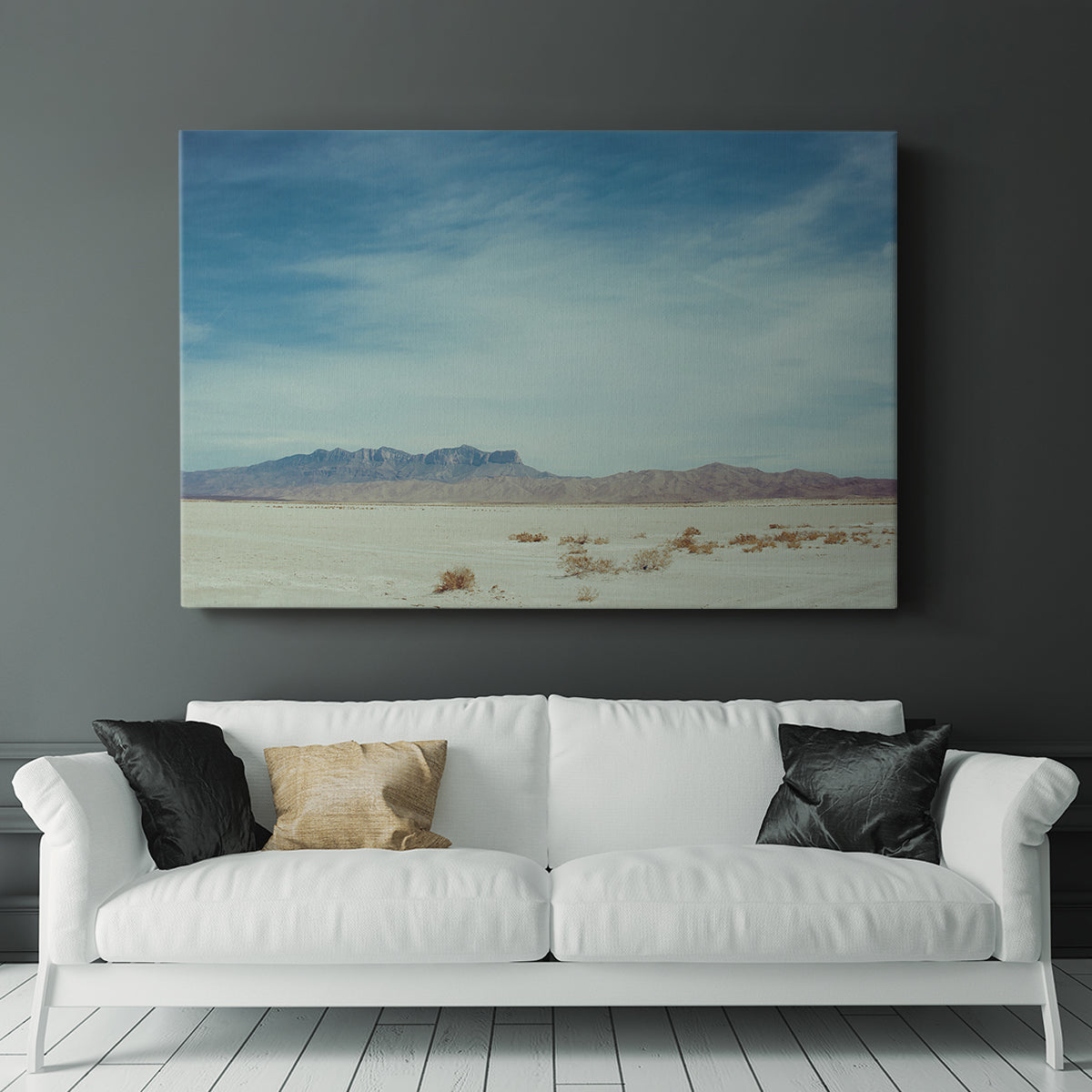 Salt Flat Walk II - Canvas Art Print