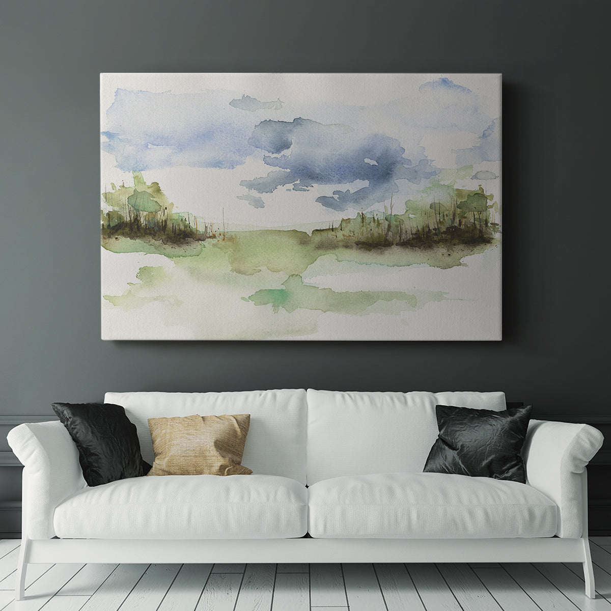 Brush Thickets I - Canvas Art Print