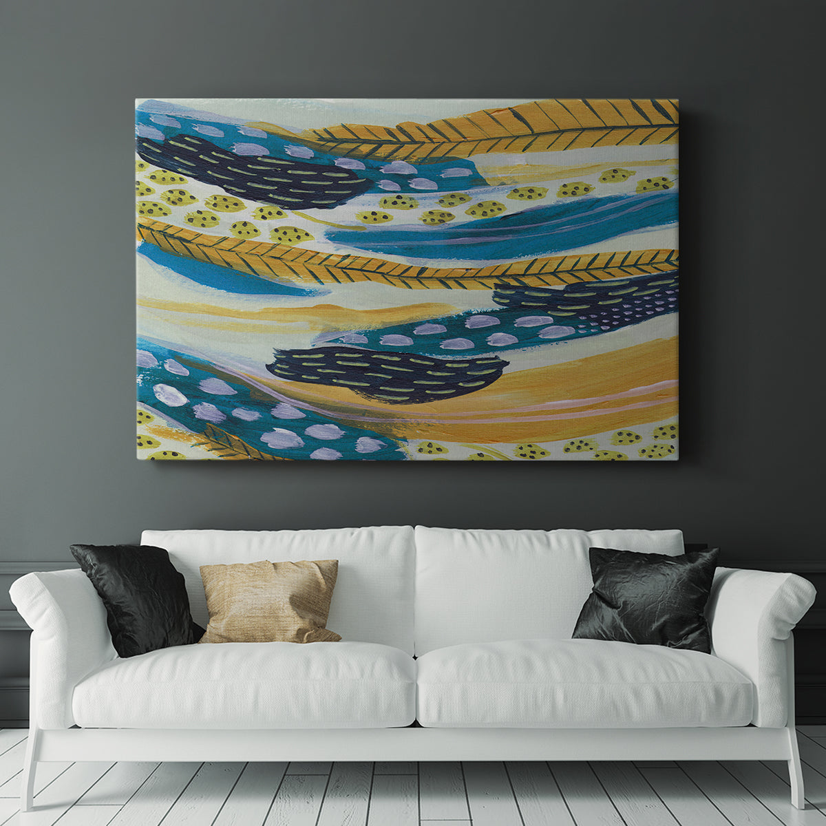 Feathery III - Canvas Art Print