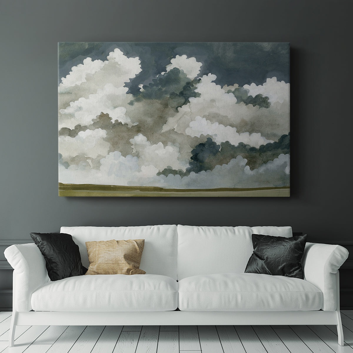 Vast Neutral Sky III - Canvas Art Print