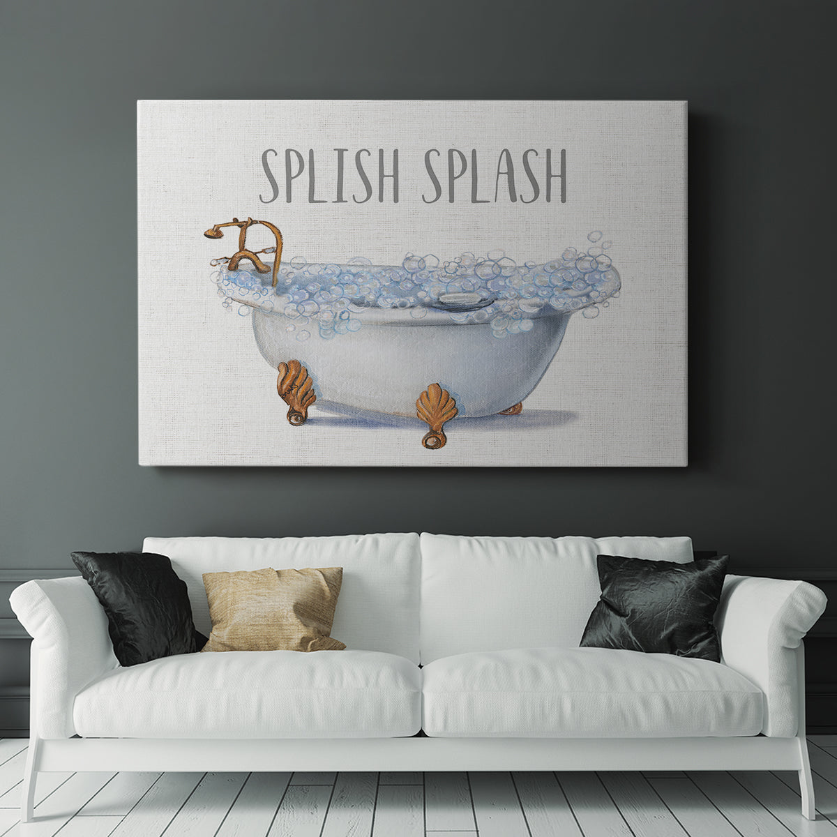 Splish Splash - Canvas Art Print