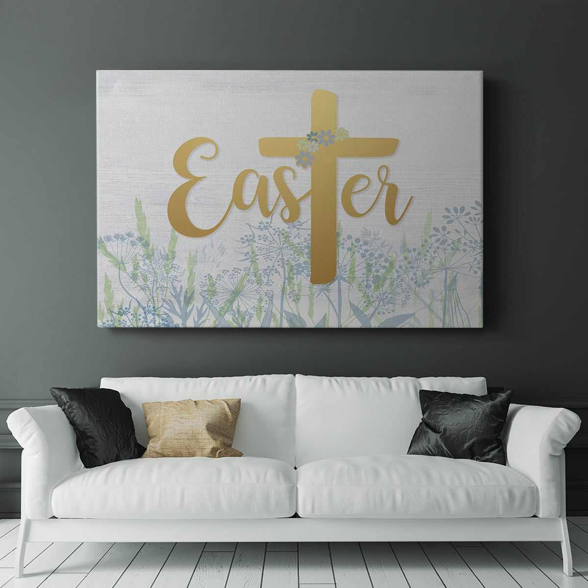 Easter Wildflowers - Canvas Art Print