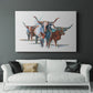 Modern Longhorns I - Canvas Art Print
