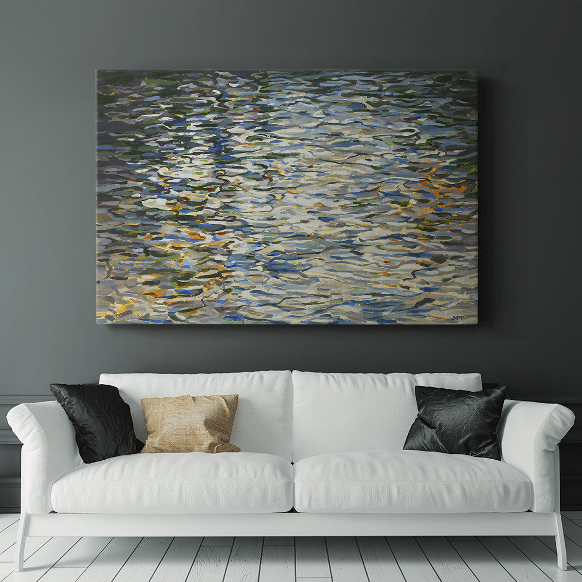 Water Reflections - Canvas Art Print