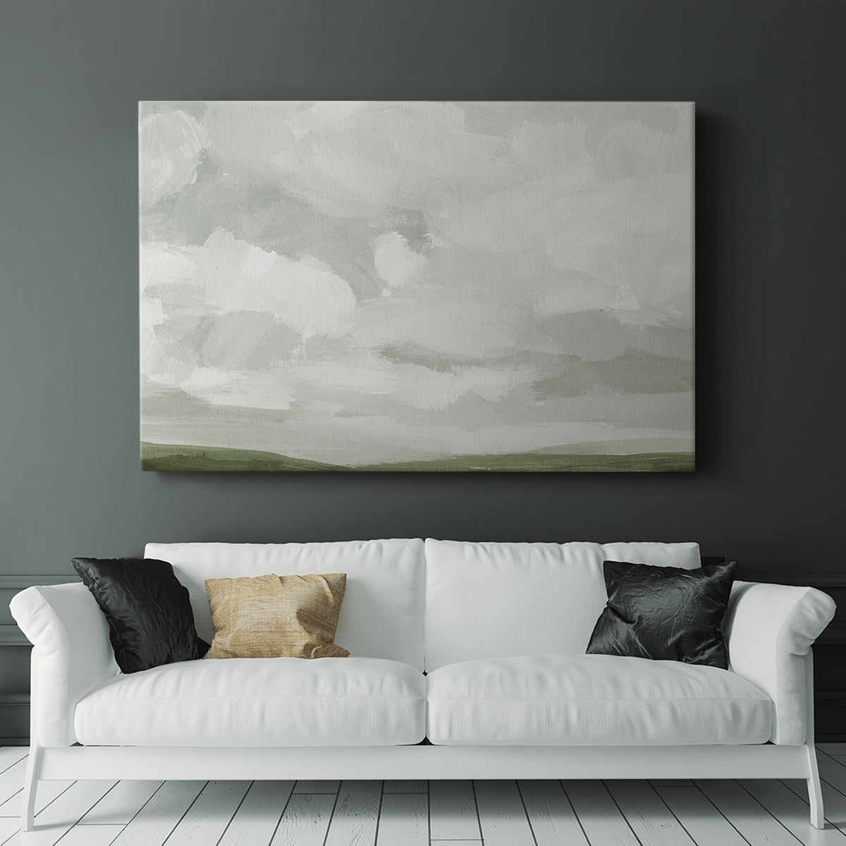 Gray Stone Sky IV - Canvas Art Print
