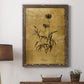 Gold Sketch Botanical I - Premium Canvas Framed in Barnwood - Ready to Hang