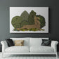 Hare Reclining in Leaves - Canvas Art Print