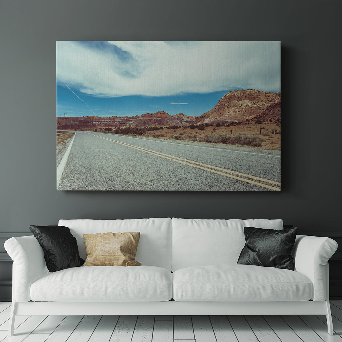 New Mexico Drive I - Canvas Art Print