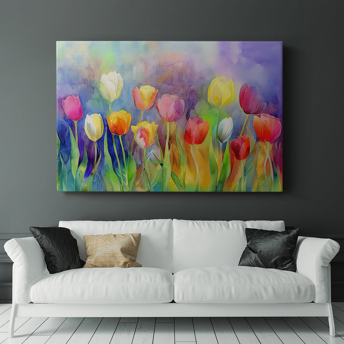 Floral Watercolor XVI - Canvas Art Print