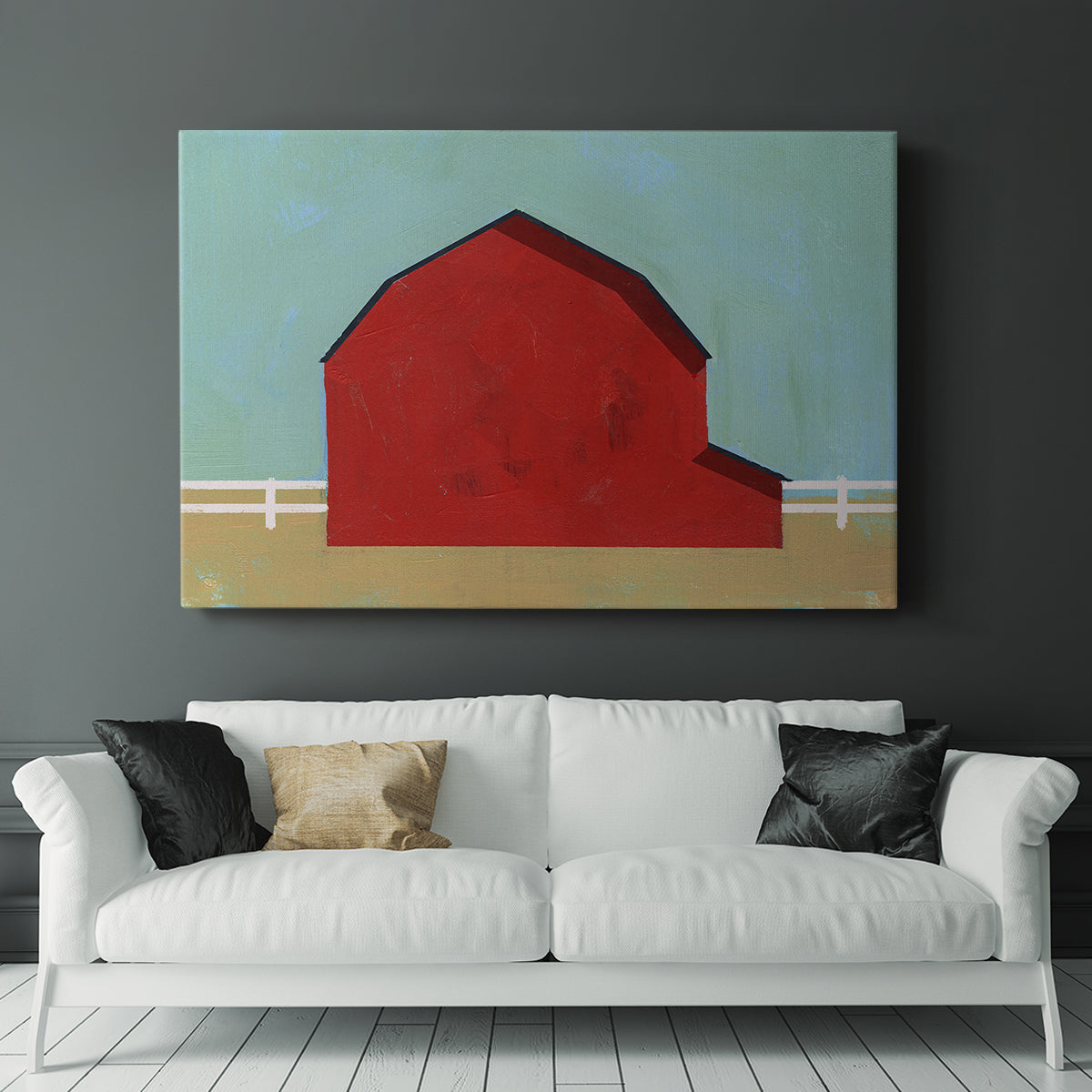 Big Red One I - Canvas Art Print