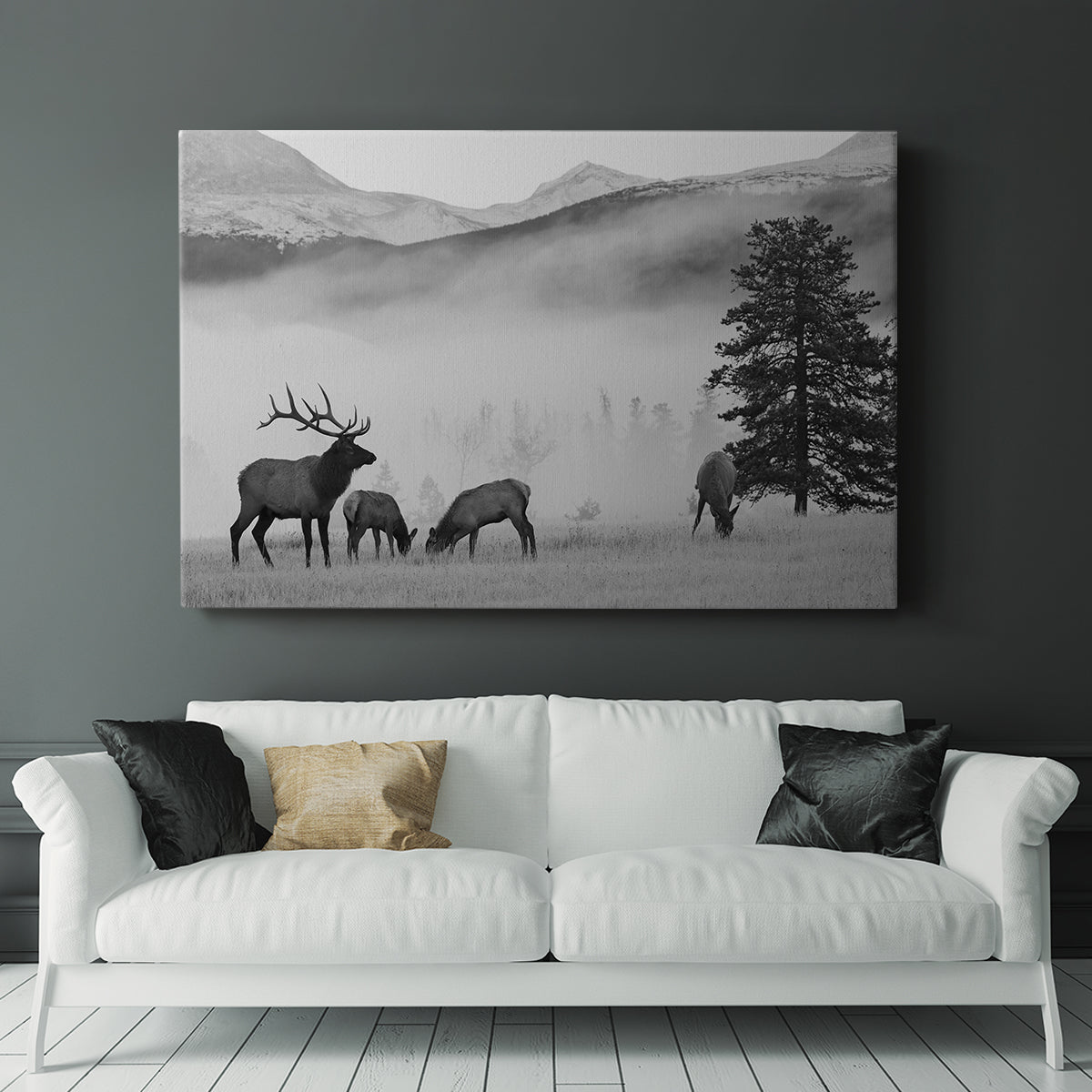 Mountain Elk - Canvas Art Print