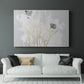 Grey Floral Abstract XCIV - Canvas Art Print