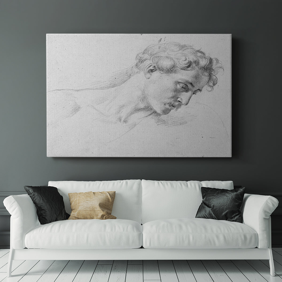 Vintage Sketch LXXVIII - Canvas Art Print