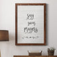 Say Your Prayers - Premium Canvas Framed in Barnwood - Ready to Hang