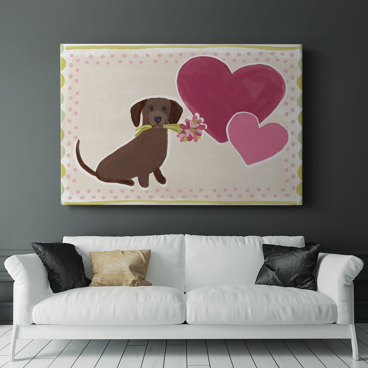 Dachshund Delight Collection A - Canvas Art Print