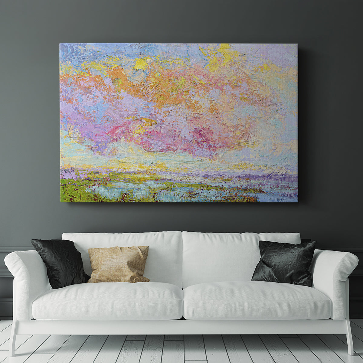 On a Summer's Eve - Canvas Art Print