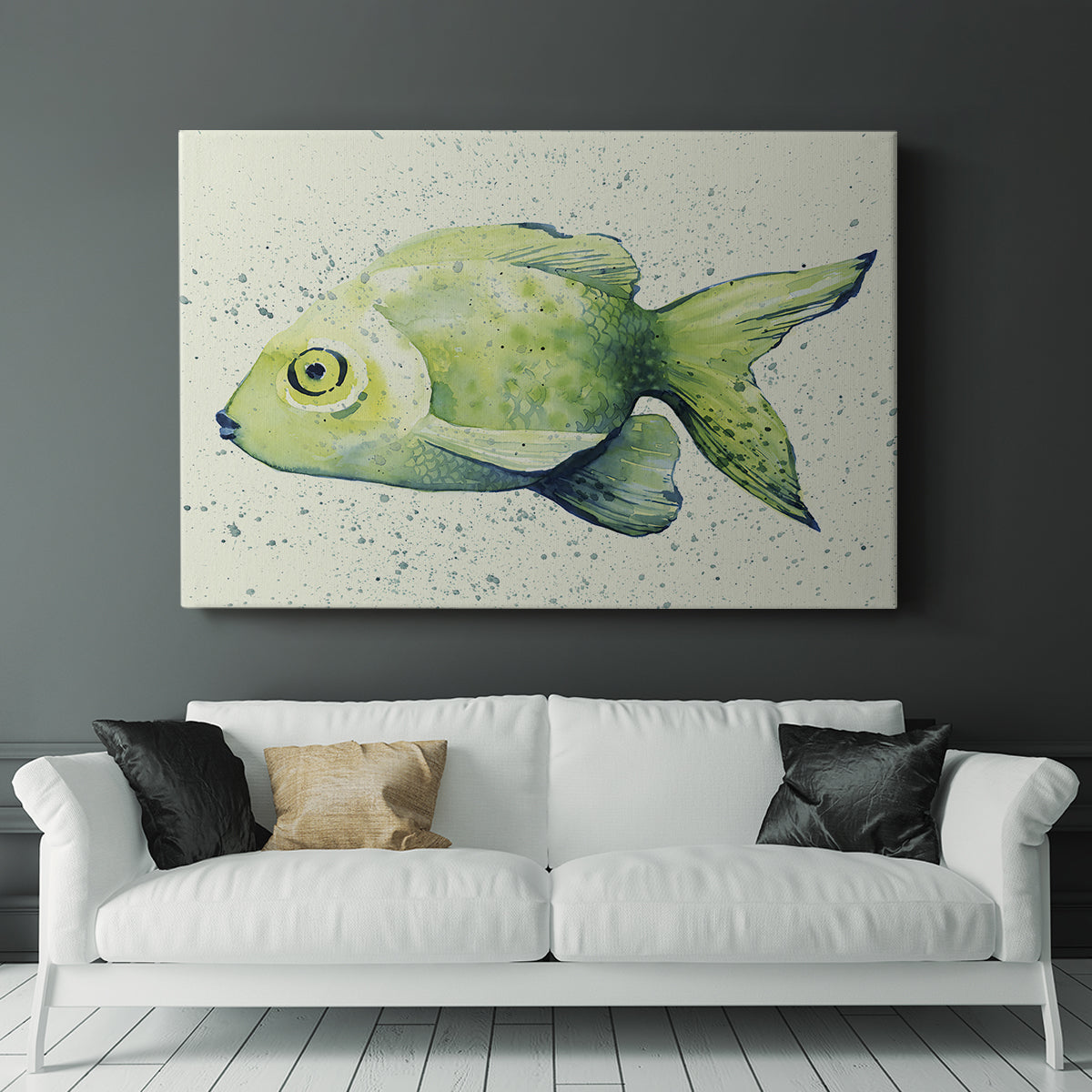 Speckled Freshwater Fish I - Canvas Art Print