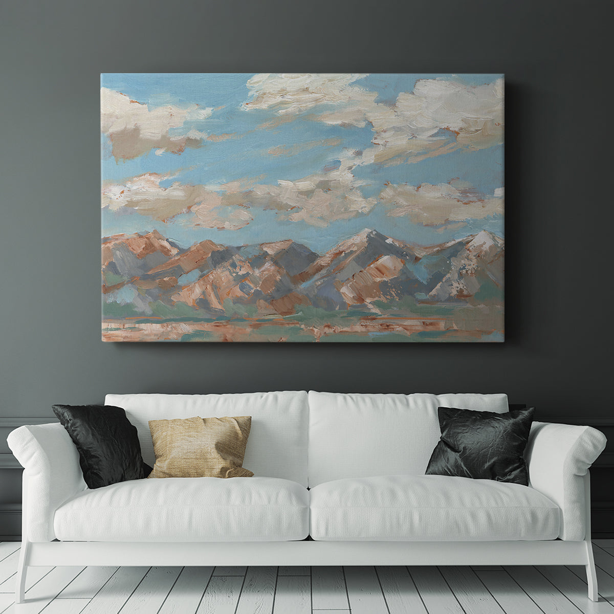 Pastel Western Vista I - Canvas Art Print