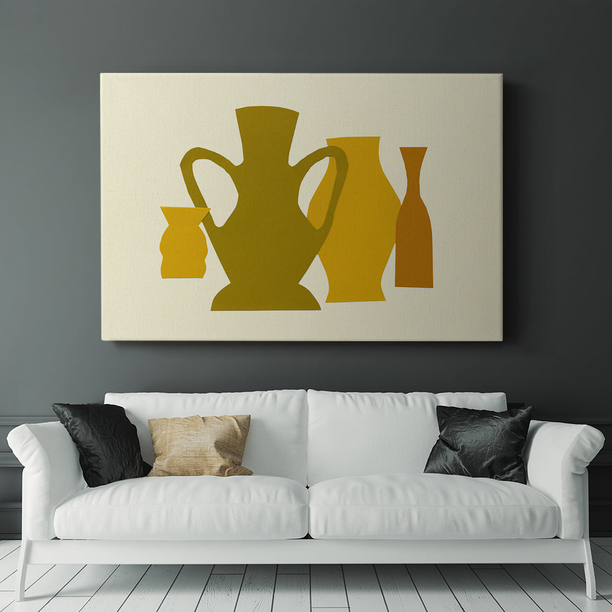 Posing Pottery I - Canvas Art Print