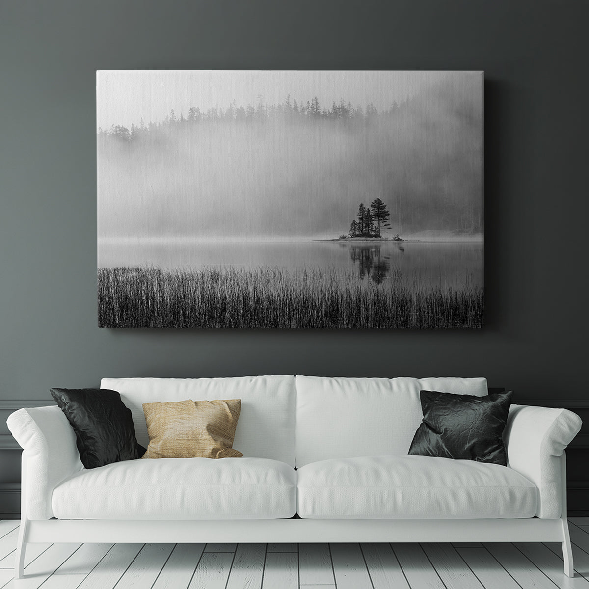 Island Fog - Canvas Art Print
